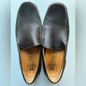 Mephisto Loafers Brown Leather Slip-On Shoes Cool-Air Stitch Portugal Size 12 MEPHISTO Air-Jet US Slip-on Loafers - Shock Absorber - Brown  main image 3